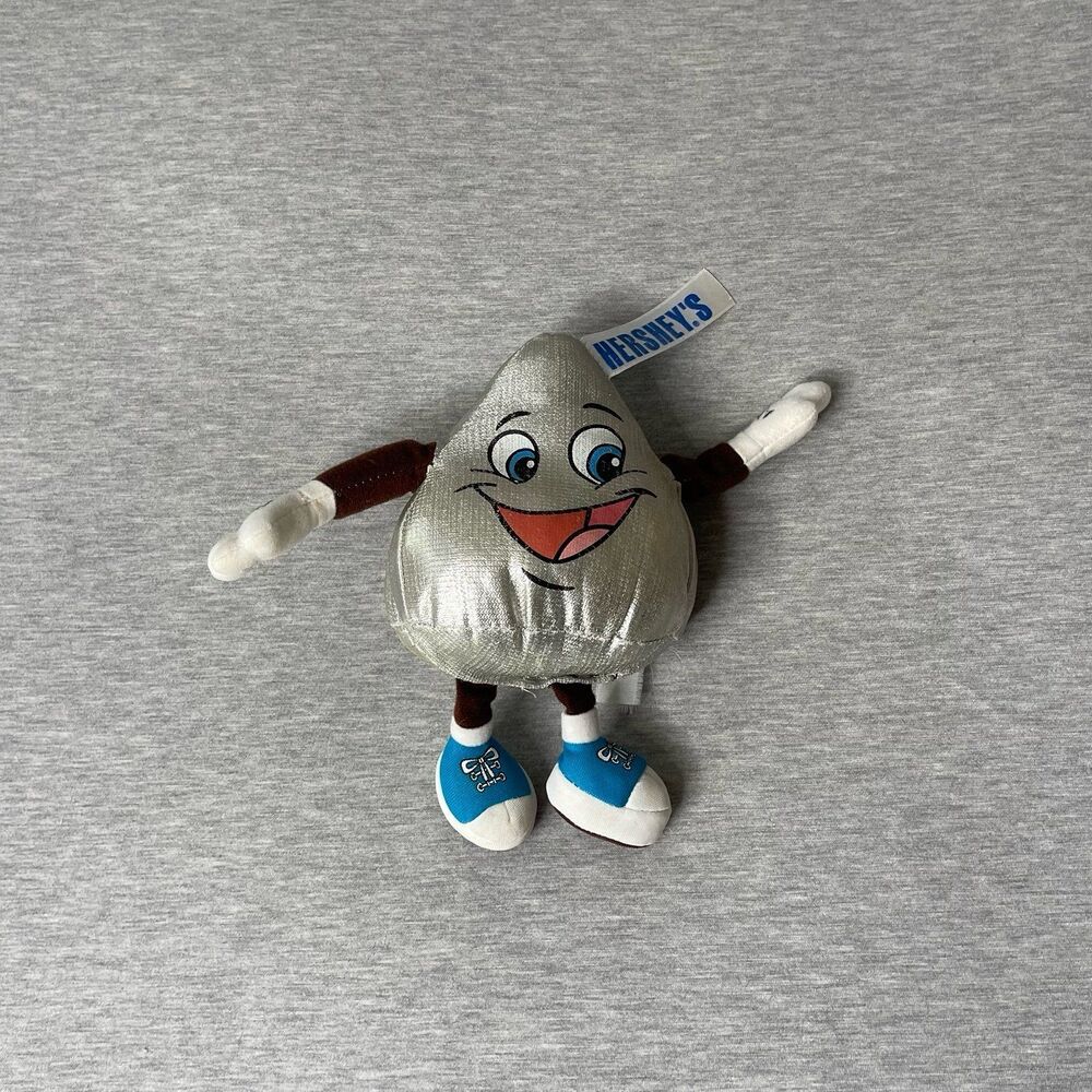 Hershey Vintage Silver Kiss 8" Stuffed Plush Toy